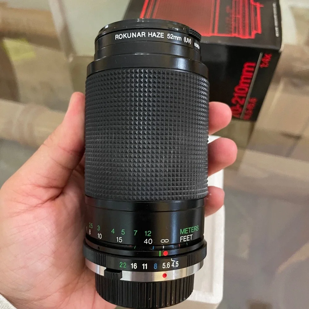 Vivitar 70-210mm f4.5-5.6 Macro Zoom Lens for Olympus O/OM Mount with Box 217180